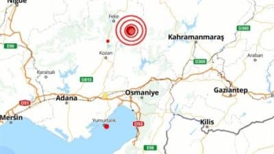 Boğaziçi Üniversitesi Kandilli Rasathanesi ve Deprem Araştırma Enstitüsü (KRDAE) verilerine