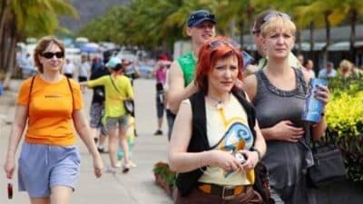 Geçen yıl, Bulgaristan'ı ziyaret eden Rus turist sayısı 50.000'in biraz