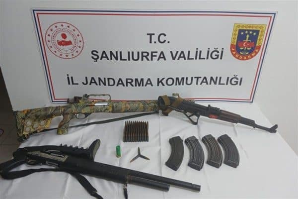 Şanlıurfa İl Jandarma Komutanlığı tarafından “yasa dışı ve ruhsatsız silahlanmayla