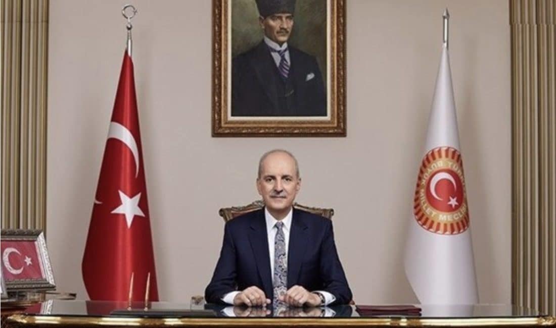 TBMM Başkanı  Kurtulmuş,AYM Başkanı Özkaya ve AYM Üyesi Akçil’i kabul