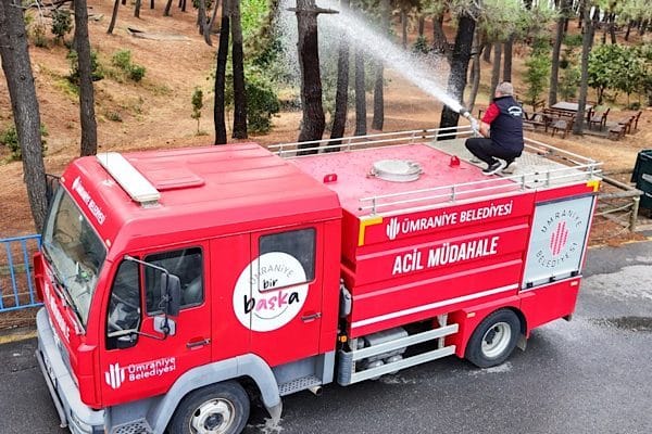 Ümraniye Belediyesi tarafından , yaz aylarında artan sıcaklıkların neden olabileceği
