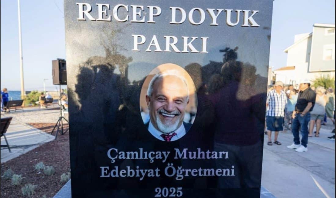 Urla Belediyesi tarafından yapımı tamamlanan ve merhum muhtar Recep Doyuk’un