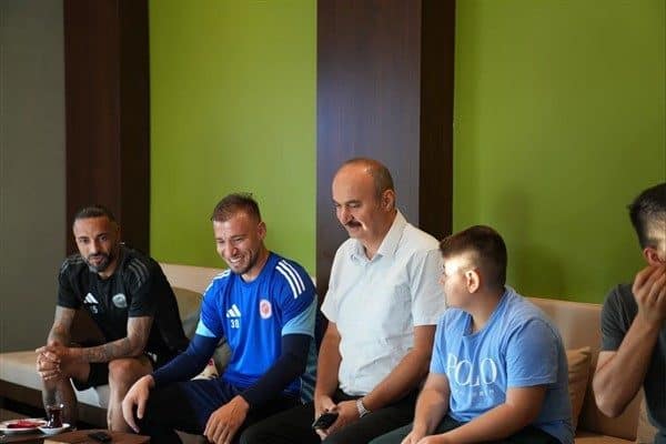 Batman Valisi Ekrem Canalp, Hazine ve Maliye Bakanı Mehmet Şimşek,