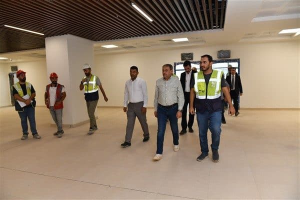 Vali Şıldak, ilk olarak Organize Sanayi Bölgesinde inşaatı devam eden