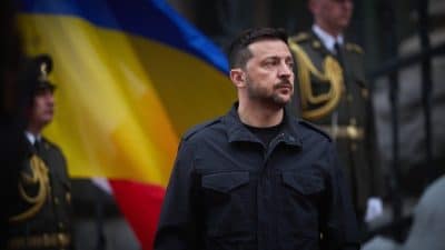 Ukrayna Devlet Başkanı Zelenski, Litvanya Cumhurbaşkanı Gitanas Nauseda ile görüştüğünü