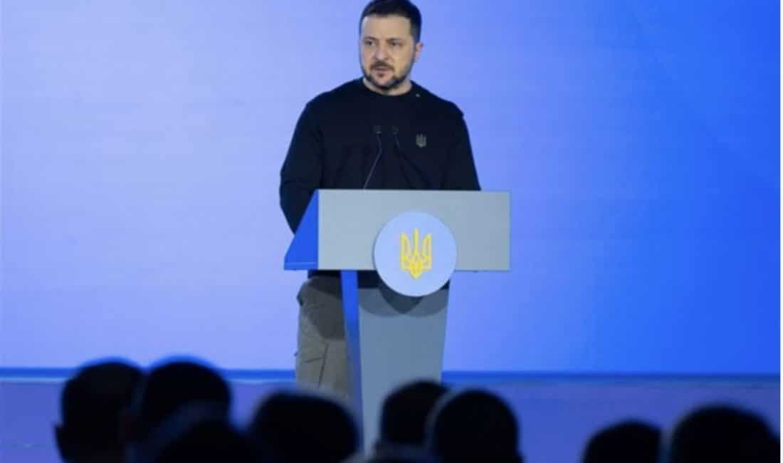 Ukrayna Devlet Başkanı  Zelenski, Rus ordusunun dün gece ülke genelinde