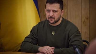 Zelenski, dün gece Sumy bölgesindeki Okhtyrka kentine düzenlenen insansız hava