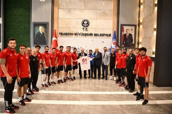 Başkan Vekilleri  Kanca ve Gülay tarafından ağırlanan ekipte, A Milli