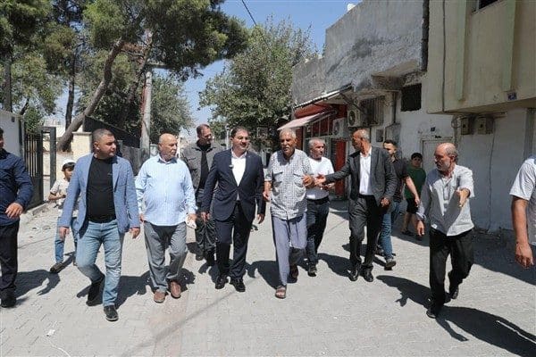 Ziyarette Belediye Başkanı Mehmet Canpolat'a, Belediye Meclis Üyesi Ahmet Demirkan